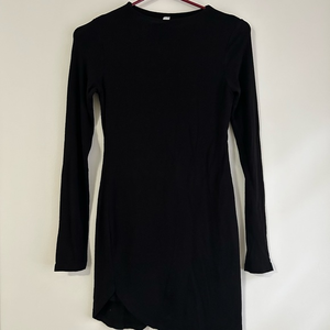 ROOM SERVICE - black mini body‎ con dress